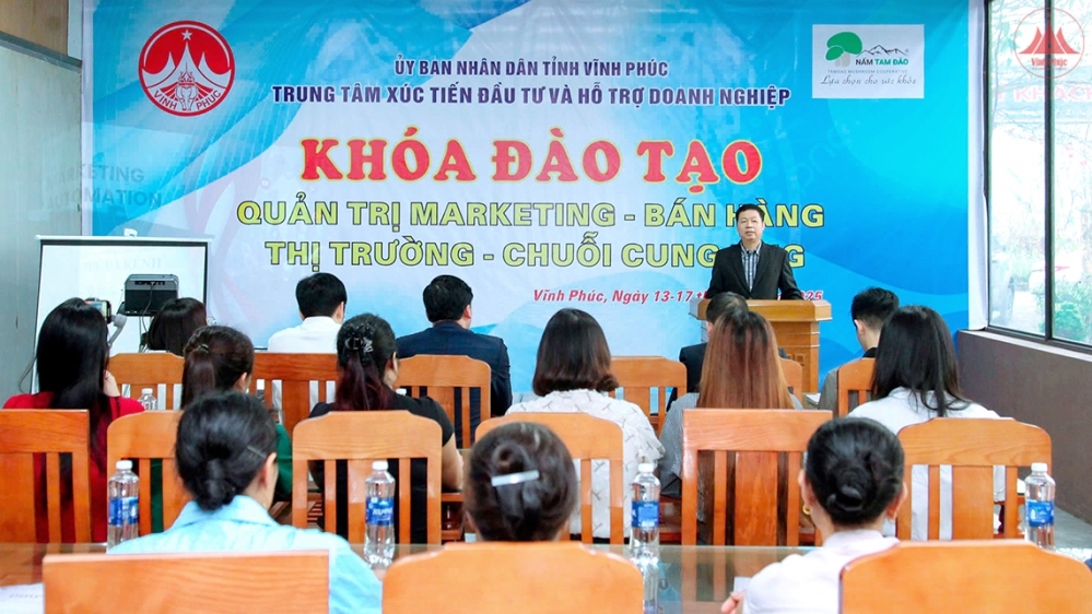 Vĩnh Phúc: Đào tạo quản trị marketing cho HTX Nấm Tam Đảo