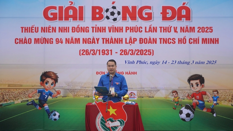 Vĩnh Phúc: Sôi động Giải Bóng đá Thiếu niên nhi đồng lần V