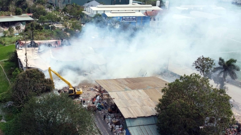 Vĩnh Phúc: Hỏa hoạn thiêu rụi nhà xưởng của 2 công ty bao bì