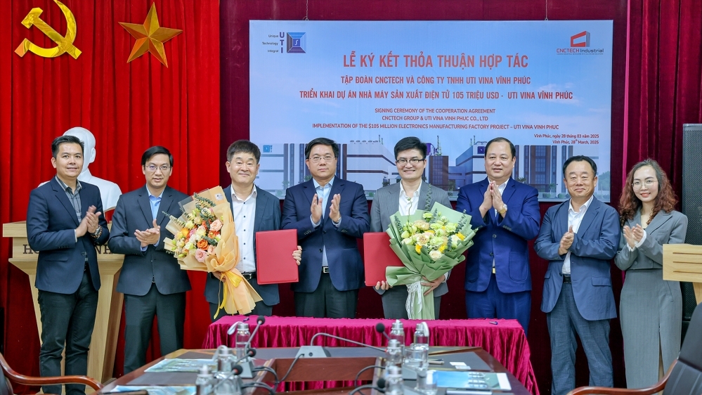 Hợp tác triển khai dự án sản xuất điện tử 105 triệu USD tại Vĩnh Phúc