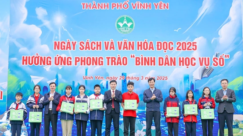 Thành phố Vĩnh Yên tổ chức Ngày sách và văn hoá đọc năm 2025