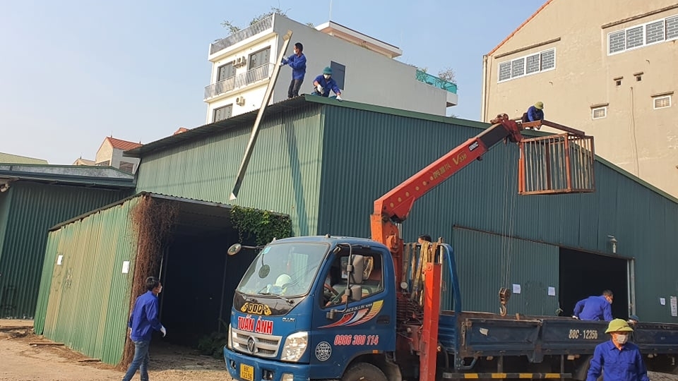 Vĩnh Phúc: Cưỡng chế công trình xây dựng trái phép ở thị trấn Thổ Tang