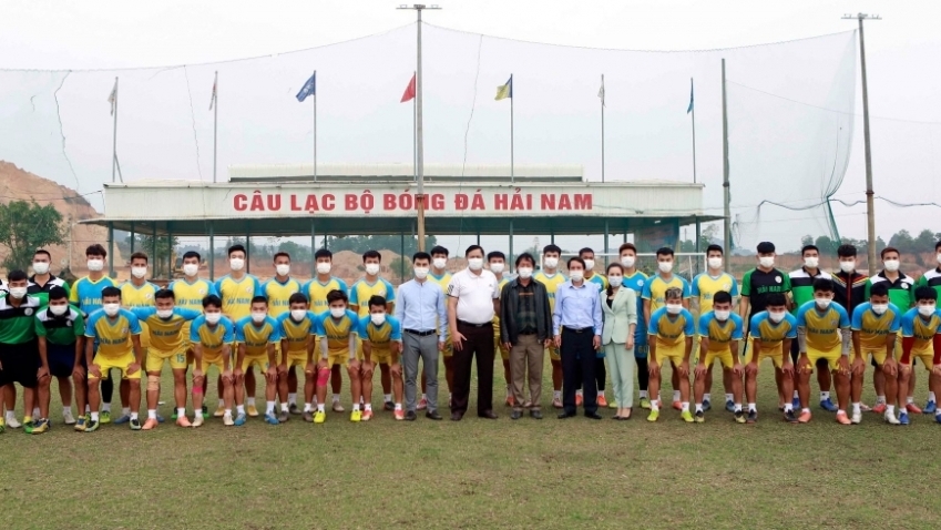 Câu lạc bộ Hải Nam Vĩnh Yên – Vĩnh Phúc xuất quân dự giải hạng Nhì quốc gia năm 2022