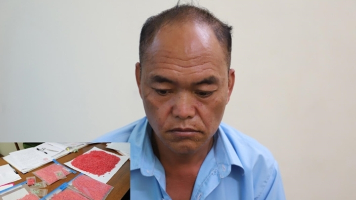 Yên Bái: Bắt quả tang người đàn ông mua bán gần 17.000 viên ma túy tổng hợp