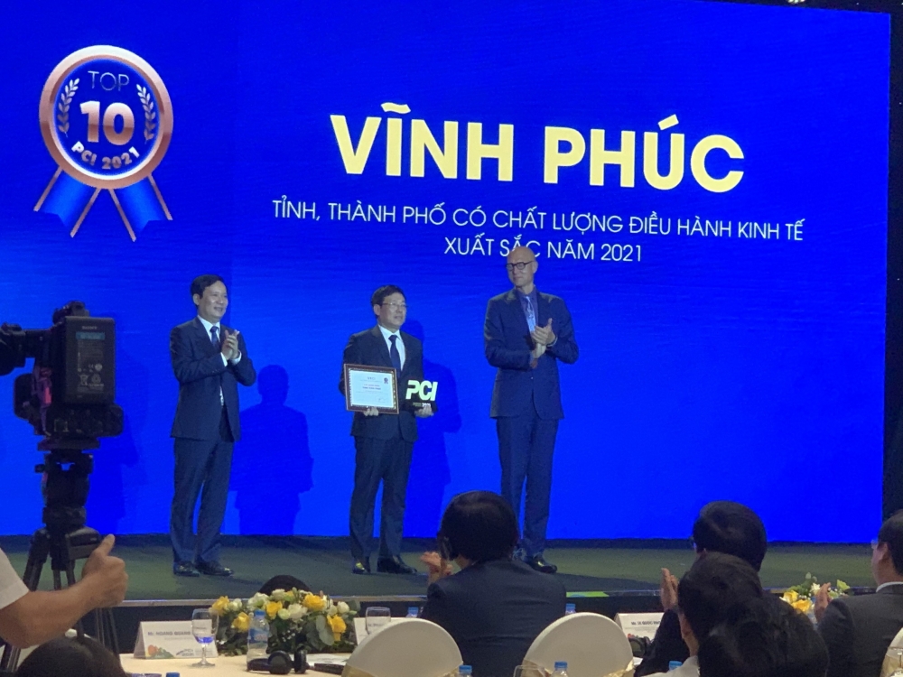 Vĩnh Phúc: Tăng 24 bậc đứng thứ 5 về chỉ số năng lực cạnh tranh cấp tỉnh ( PCI) Việt Nam