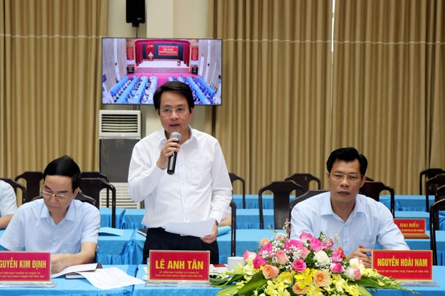 Phó Chủ tịch UBND thành phố: Lê Anh Tân trao đổi một số vấn đề liên quan