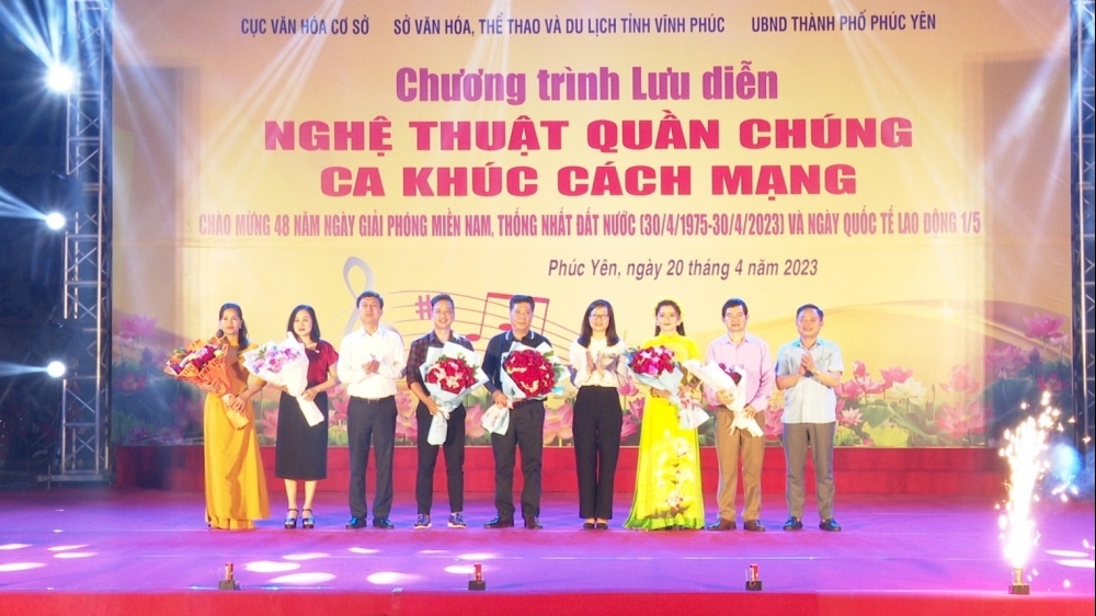 Vĩnh Phúc: Tổ chức Hội diễn Nghệ thuật quần chúng “Ca khúc cách mạng"