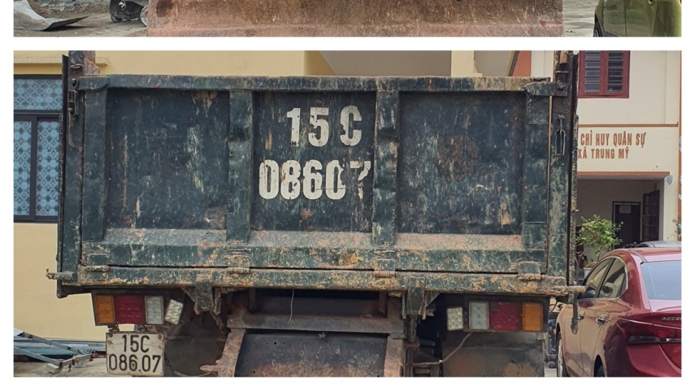 Bình Xuyên - Vĩnh Phúc: Bắt giữ đối tượng khai thác đất trái phép