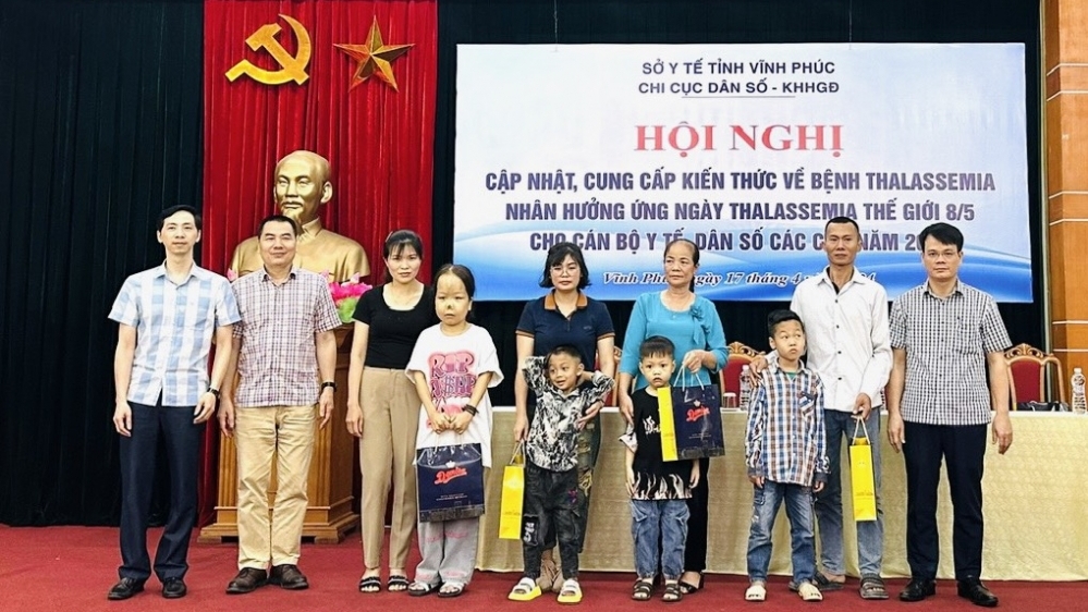Vĩnh Phúc: Gần 300 cán bộ y tế tham gia cung cấp kiến thức về bệnh Thalassemia