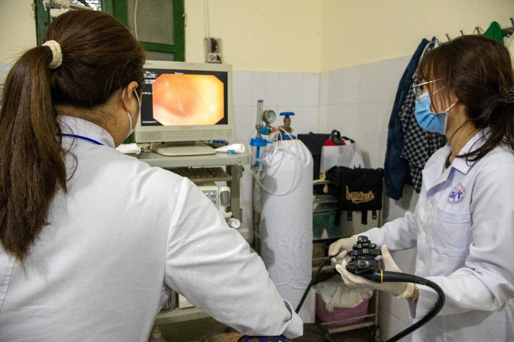 Kĩ thuật nội soi dạ dày, nội soi đại tràng đã được triển khai tại bệnh viện nhiều năm nay