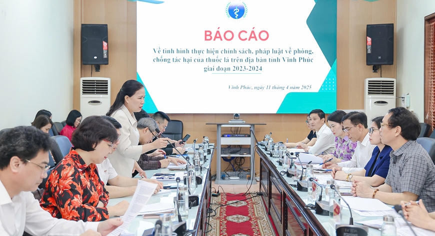 Ủy ban Văn hóa và Xã hội của Quốc hội: Khảo sát việc thực hiện chính sách pháp luật về phòng, chống tác hại của thuốc lá