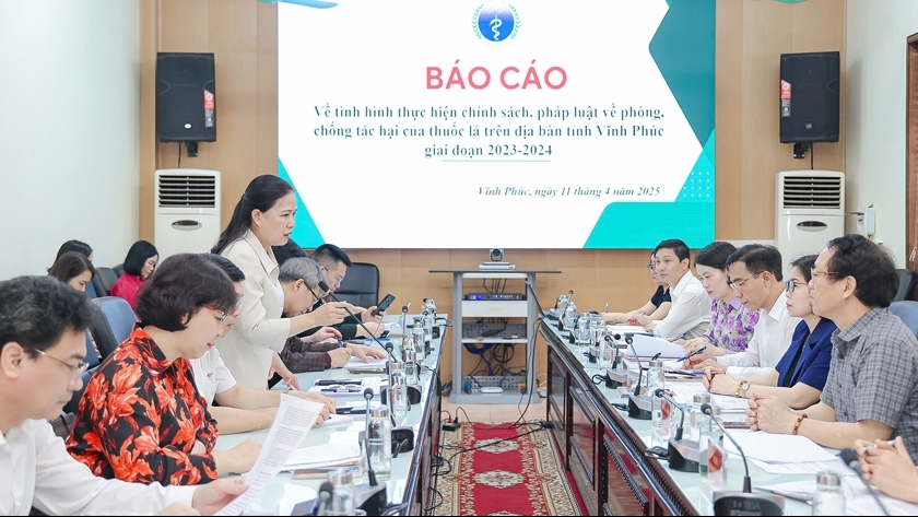 Vĩnh Phúc: Chú trọng công tác phòng, chống tác hại của thuốc lá