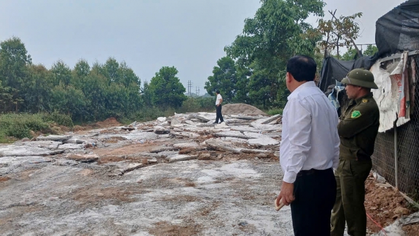 Huyện Tam Dương: Quyết liệt xử lý xây dựng trái phép tại thị trấn Kim Long