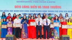 Sôi nổi Hội thi tiếng hát đoàn viên Công đoàn ngành Giáo dục TP Vĩnh Yên