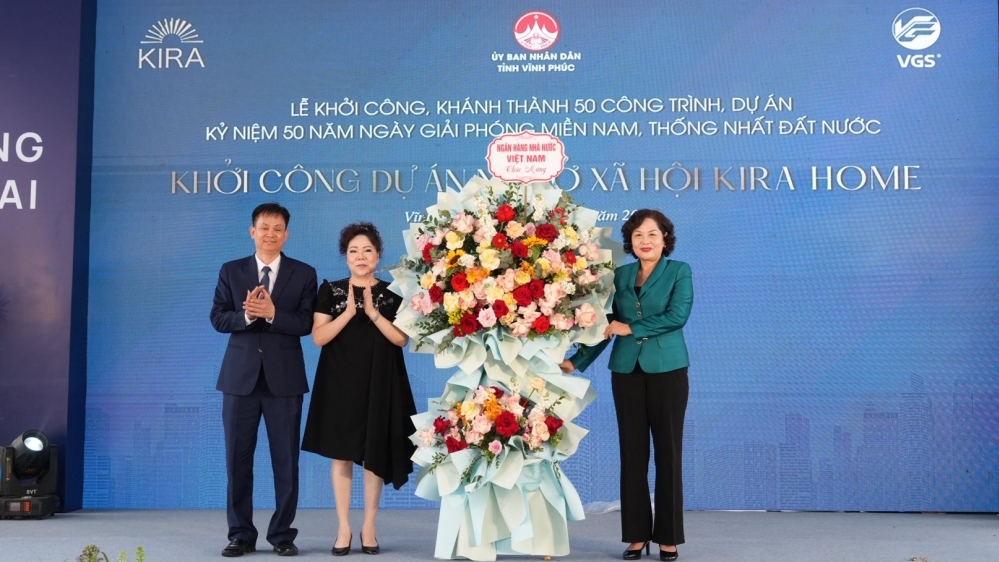 Tập đoàn Thép Việt Đức khởi công 352 căn hộ nhà ở xã hội tại Vĩnh Phúc