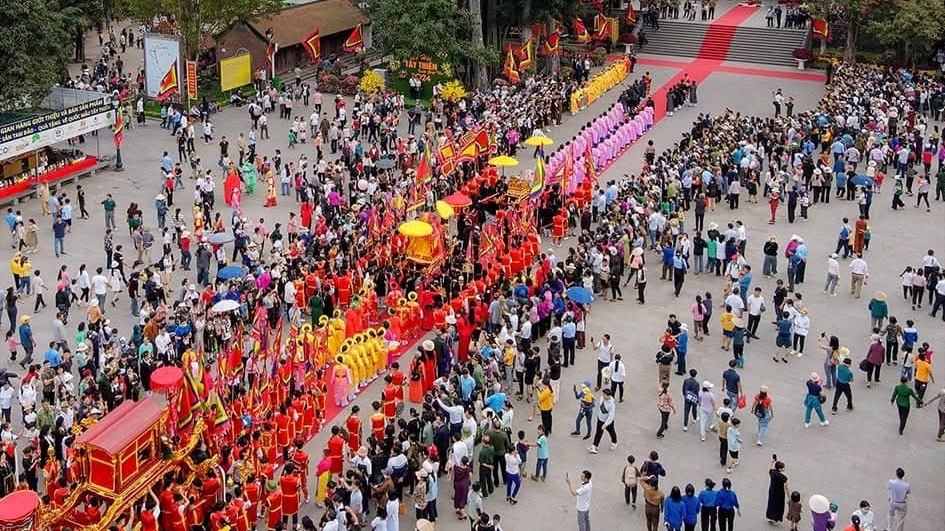 Vĩnh Phúc: Thị trấn Đại Đình khởi sắc về thương mại, dịch vụ và du lịch