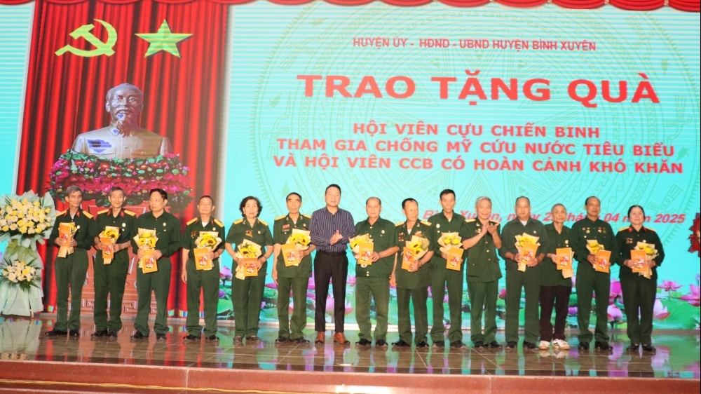 Hội Cựu chiến binh Bình Xuyên: Kiên cường thời chiến, cống hiến thời bình