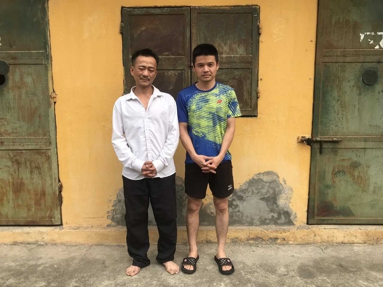 Công an huyện Bình Xuyên tạm giữ 02 đối tượng về hành vi trộm cắp tài sản là phương tiện giao thông bị tạm giữ.