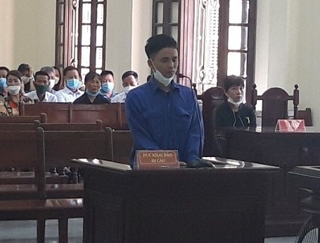 Bị cáo Lưu Văn Nam tại tòa (Nguồn: ANHP)