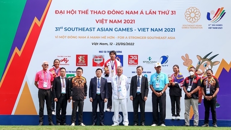 Vĩnh Phúc: Trao các huy chương Vàng, Bạc, Đồng thi đấu môn Golf Sea Games 31