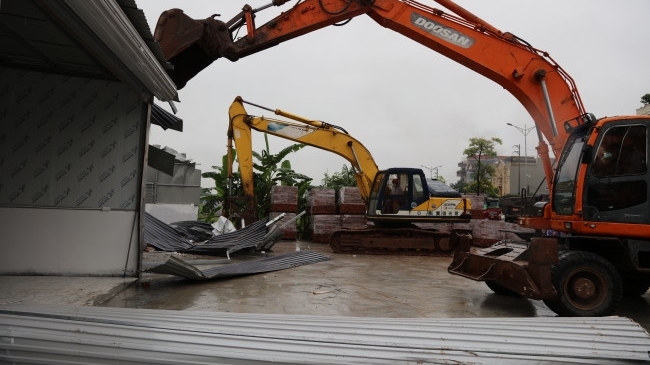 Vĩnh Phúc: Cưỡng chế, khắc phục hậu quả đối với các hộ dân vi phạm Luật đất đai tại xã Tân Tiến