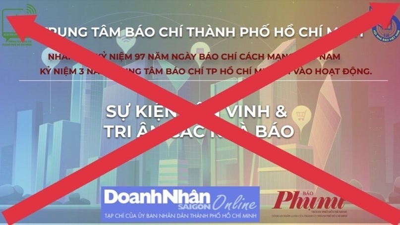 Trung tâm Báo chí TP Hồ Chí Minh bác bỏ thông tin giả mạo