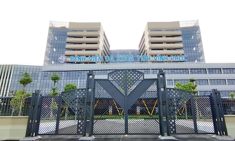 Bệnh viện Đa khoa tỉnh Vĩnh Phúc được đầu tư xây dựng hiện đại.