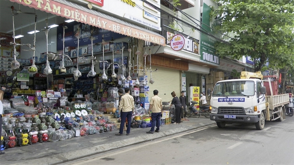 Vĩnh Phúc: TP Phúc Yên ra quân cao điểm kiểm tra, xử lý vi phạm trật tự đô thị