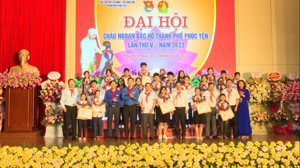 TP Phúc Yên (Vĩnh Phúc): Gần 100 em học sinh tham dự Đại hội cháu ngoan Bác Hồ lần thứ V