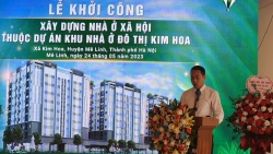 Hà Nội: Khởi công dự án nhà ở xã hội thuộc khu nhà ở đô thị Kim Hoa - Mê Linh