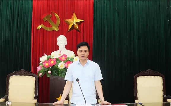 Đ.c Phó Chủ tịch UBND thành phố Đào Văn Quyết phát biểu chỉ đạo hội nghị xảy ra 