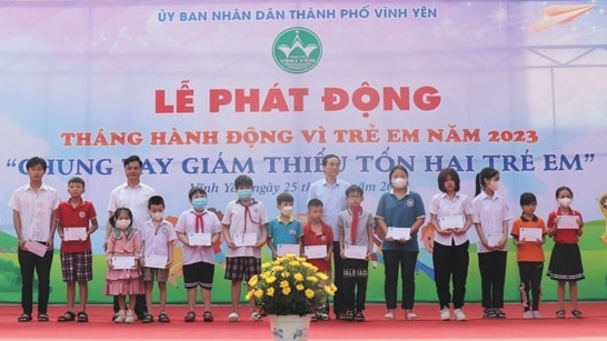 Thành phố Vĩnh Yên: Phát động “Chung tay giảm thiểu tổn hại trẻ em”