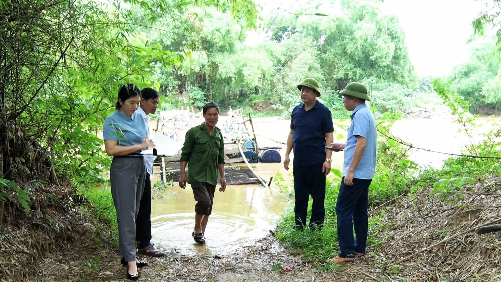 Vĩnh Phúc: Chủ tịch huyện Lập Thạch đi kiểm tra, xử lý kiến nghị của cử tri