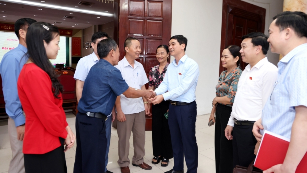 Bí thư Tỉnh ủy Vĩnh Phúc tiếp xúc cử tri tại huyện Bình Xuyên