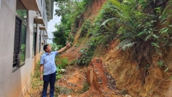 Vĩnh Phúc: Nguy cơ sạt lở đất tại Trường MN thị trấn Hoa Sơn
