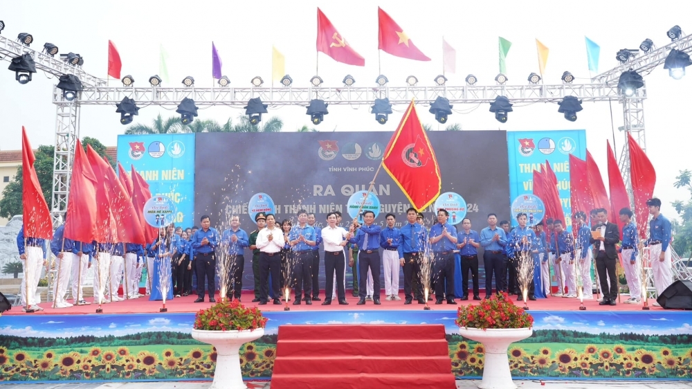 Vĩnh Phúc: Phát động lễ ra quân Chiến dịch Thanh niên tình nguyện hè năm 2024