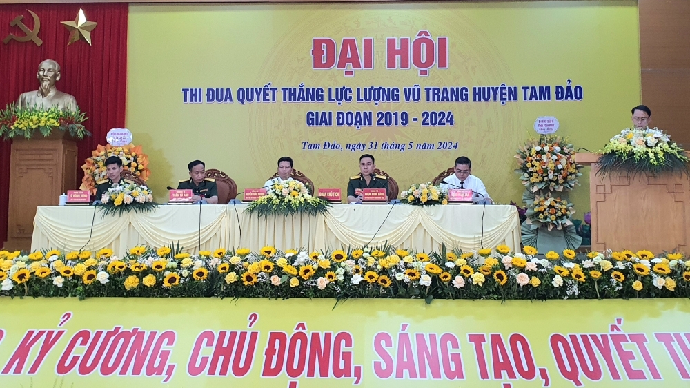 Lực lượng vũ trang huyện Tam Đảo phát huy “thế trận lòng dân”