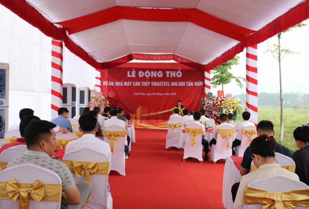 Toàn cảnh lễ động thổ.