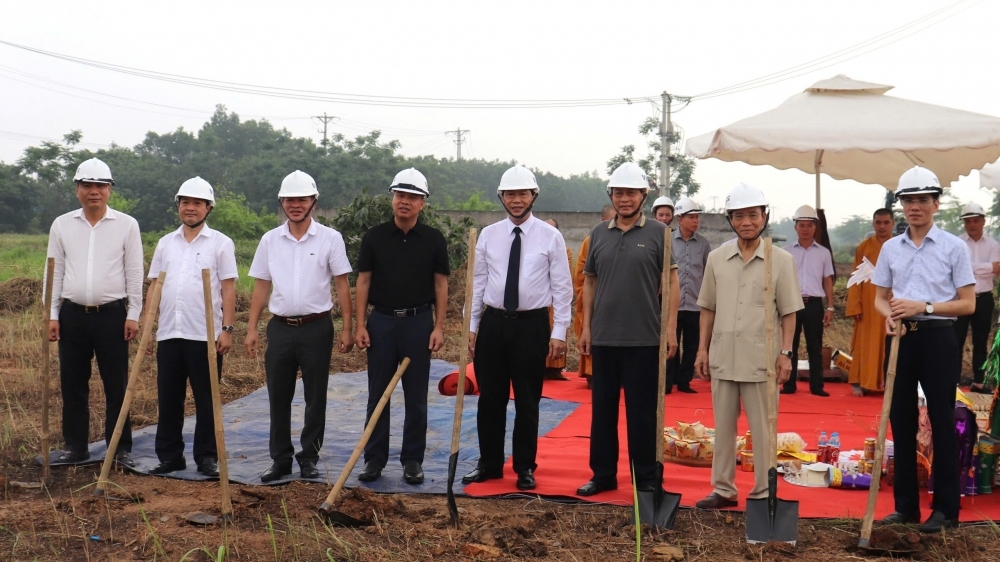 Vĩnh Tường: Động thổ dự án Nhà máy cán thép Vinasteel