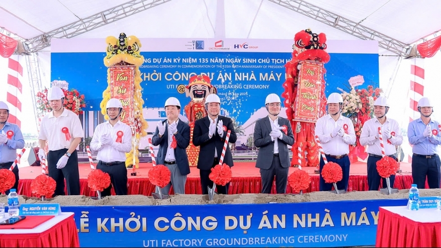 Vĩnh Phúc: Khởi công Nhà máy công nghệ cao UTI tại KCN Thang Long