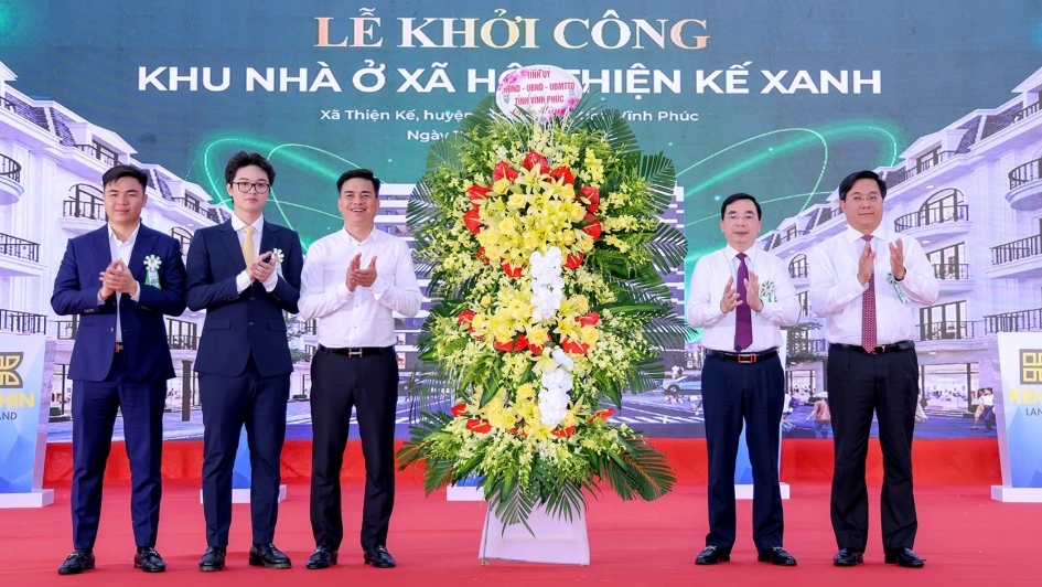 Vĩnh Phúc: Khởi công Khu nhà ở xã hội Thiện Kế Xanh