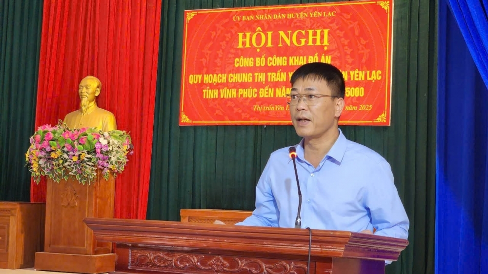 Công bố đồ án Quy hoạch chung thị trấn Yên Lạc