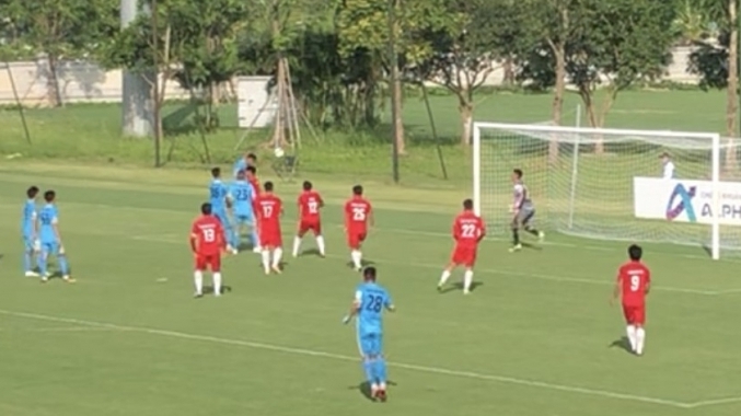 CLB Hải Nam Vĩnh Yên Vĩnh Phúc thắng Kon Tum giành vị trí nhất bảng A