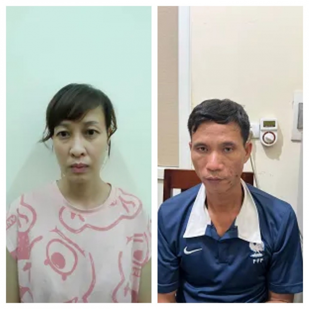 2 đối tượng tại cơ quan công an