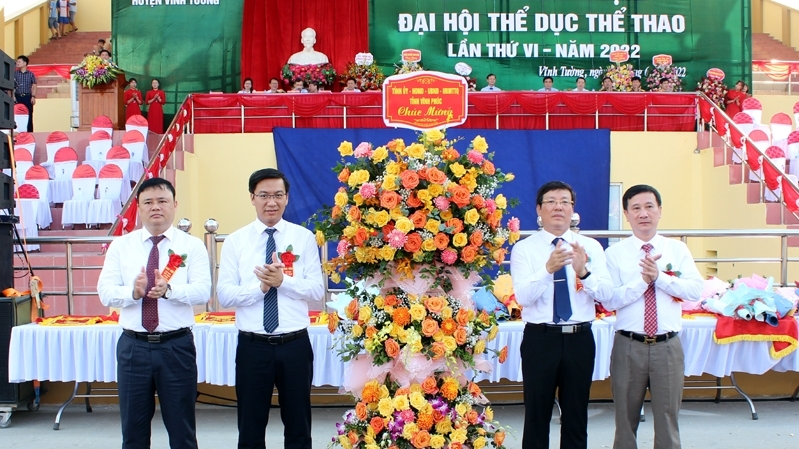 Vĩnh Phúc: Khai mạc Đại hội Thể dục thể thao huyện Vĩnh Tường lần thứ VI