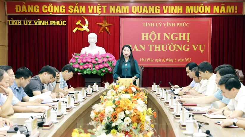 Vĩnh Phúc họp cho ý kiến về công tác cán bộ