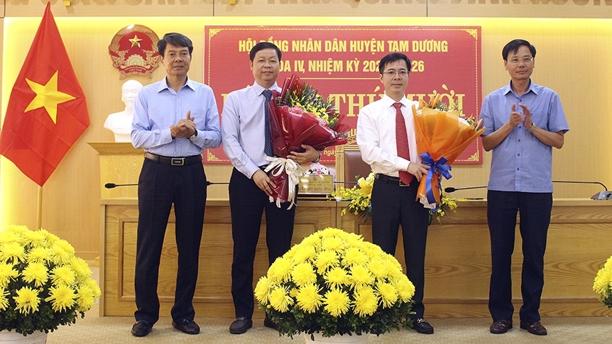Vĩnh Phúc: Huyện Tam Dương có tân Chủ tịch, Phó Chủ tịch UBND