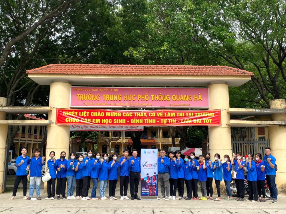 Tại điểm trường THPT Quang Hà