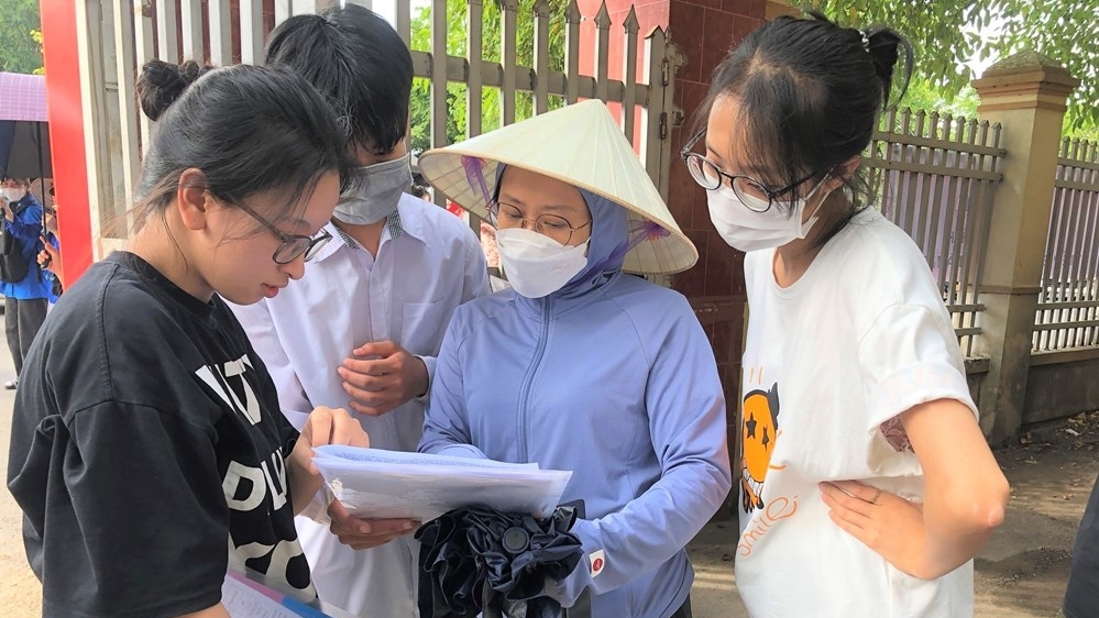 Vĩnh Phúc: Bài thi Ngoại ngữ tương đối bám sát đề minh họa