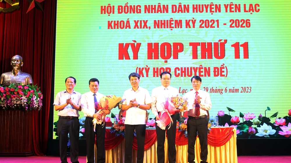 Vĩnh Phúc: Ông Nguyễn Ngọc Tú được bầu làm tân Chủ tịch UBND huyện Yên Lạc